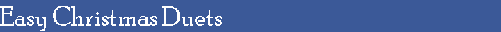Easy Christmas Duets