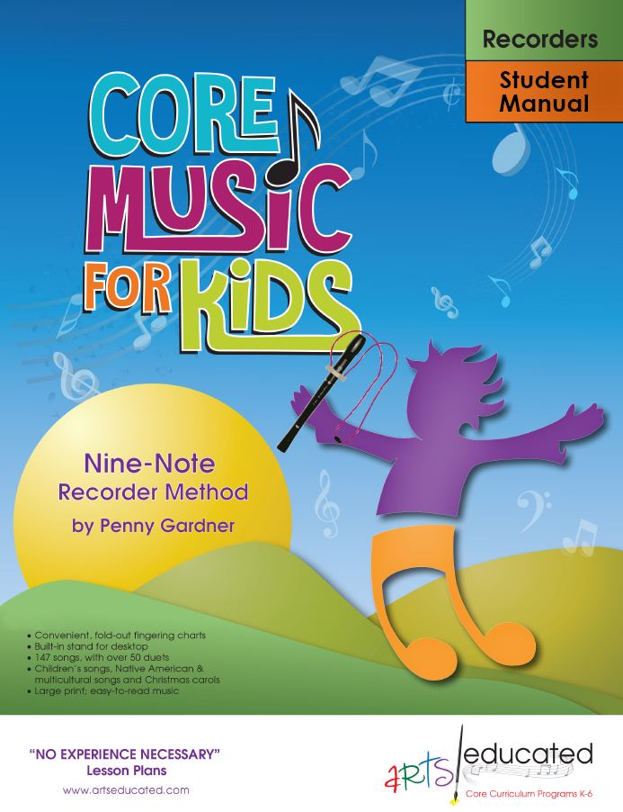 Core Music for Kids edition of Nine-Note Recorder Method
