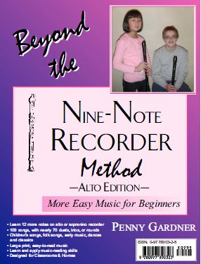 intermediate alto and sopranino recorder book