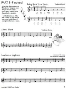 intermediate recorder music book for soprano or tenor recorder