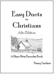 easy hymns duets for alto or treble recorder
